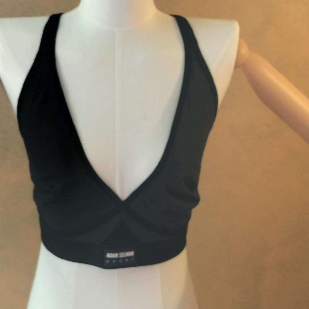 Adam Selman Black Sports Bra
